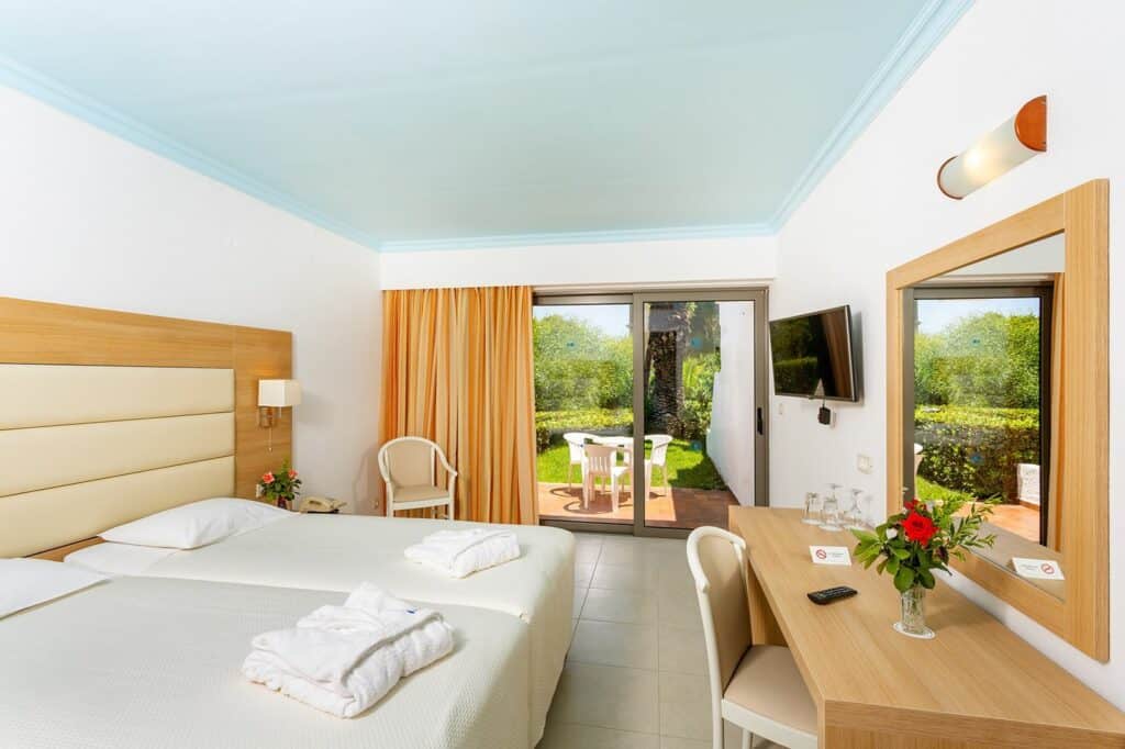 hotelkamer blue horizon in trianda ialyssos rhodos griekenland Hotelkamer van Blue Horizon in Trianda (Ialyssos), Rhodos, Griekenland