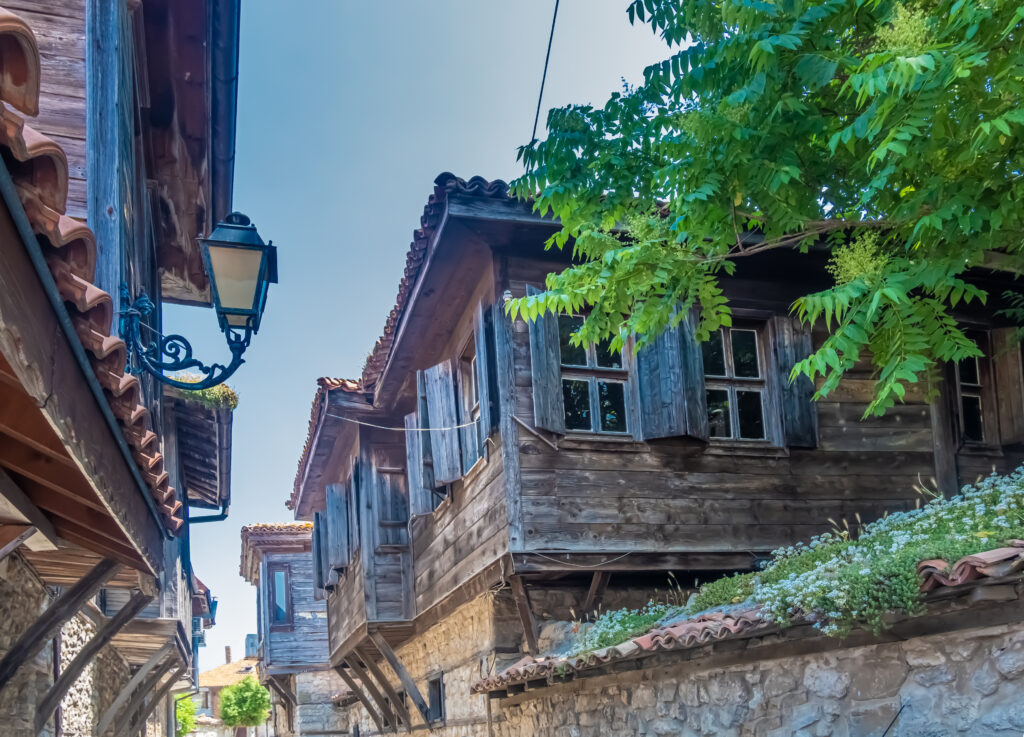 Nessebar bulgarije Oude stad van Nessebar in Bulgarije
