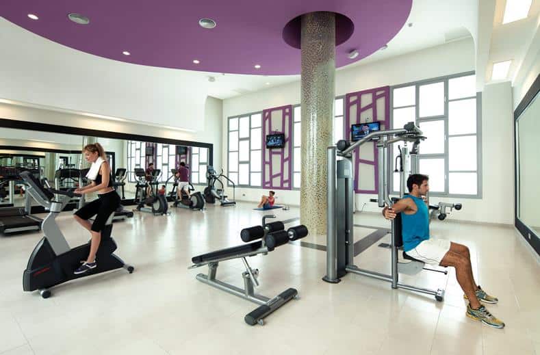 fitness Riu palace bavaro punta cana dominicaanse republiek Fitnessruimte