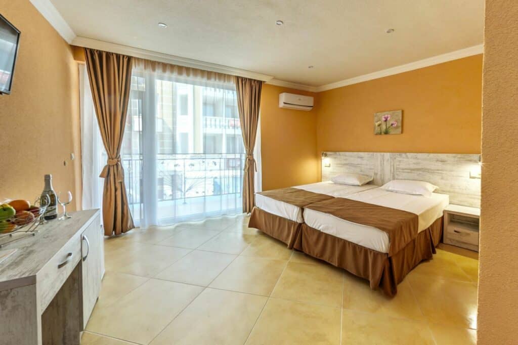 gerenoveerde kamer riva park hotel in sunny beach bulgarije Gerenoveerde kamer van Riva Park hotel in Bulgarije