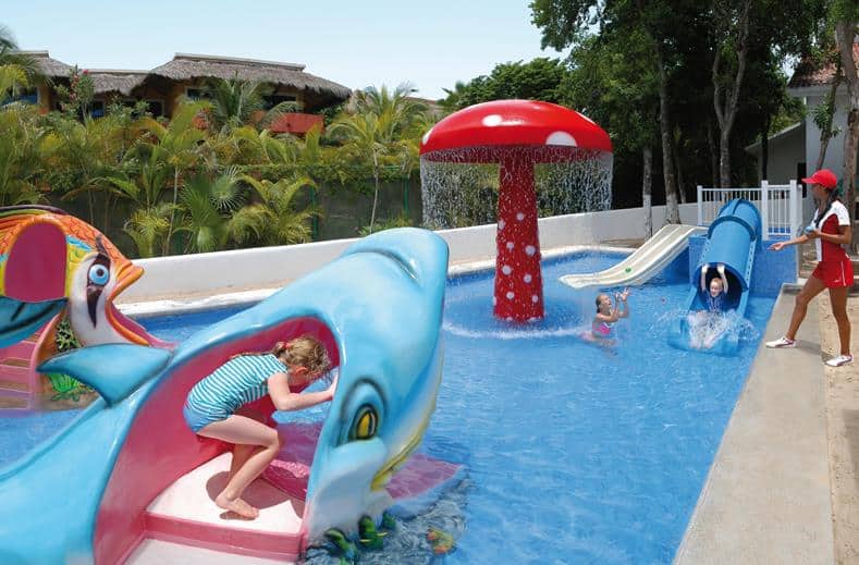 Kinderbad van RIU Yucatan in Playa del Carmen, Mexico