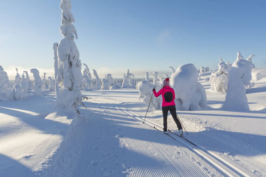 langlaufen Langlaufen in Lapland, Finland