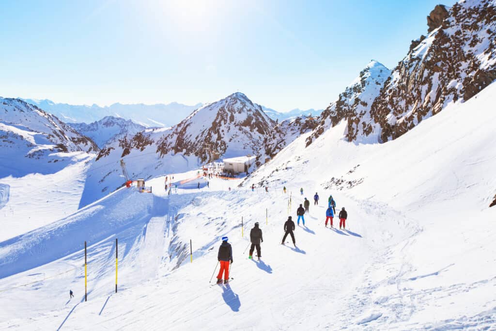 wintersport alpen Wintersport in de alpen
