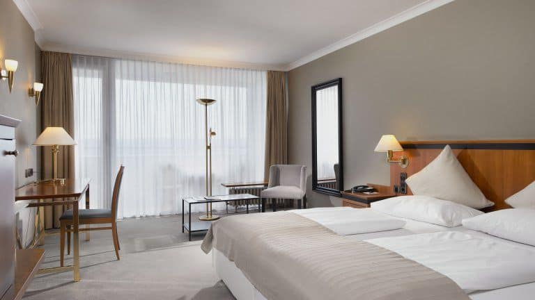 hotelkamer wyndham garden lahnstein koblenz Hotelkamer van Wyndham Garden Lahnstein Koblenz