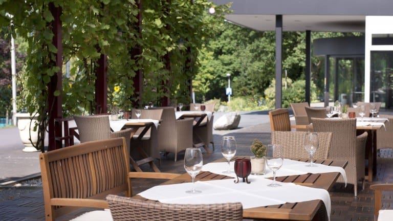 terras wyndham garden lahnstein koblenz Terras van Wyndham Garden Lahnstein Koblenz