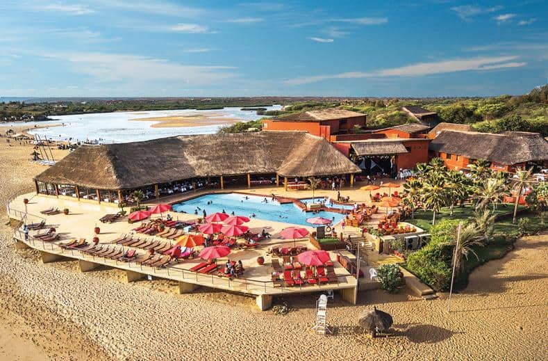uitzicht royal horizon baobab lagune Uitzicht op Royal Horizon Baobab en de lagune
