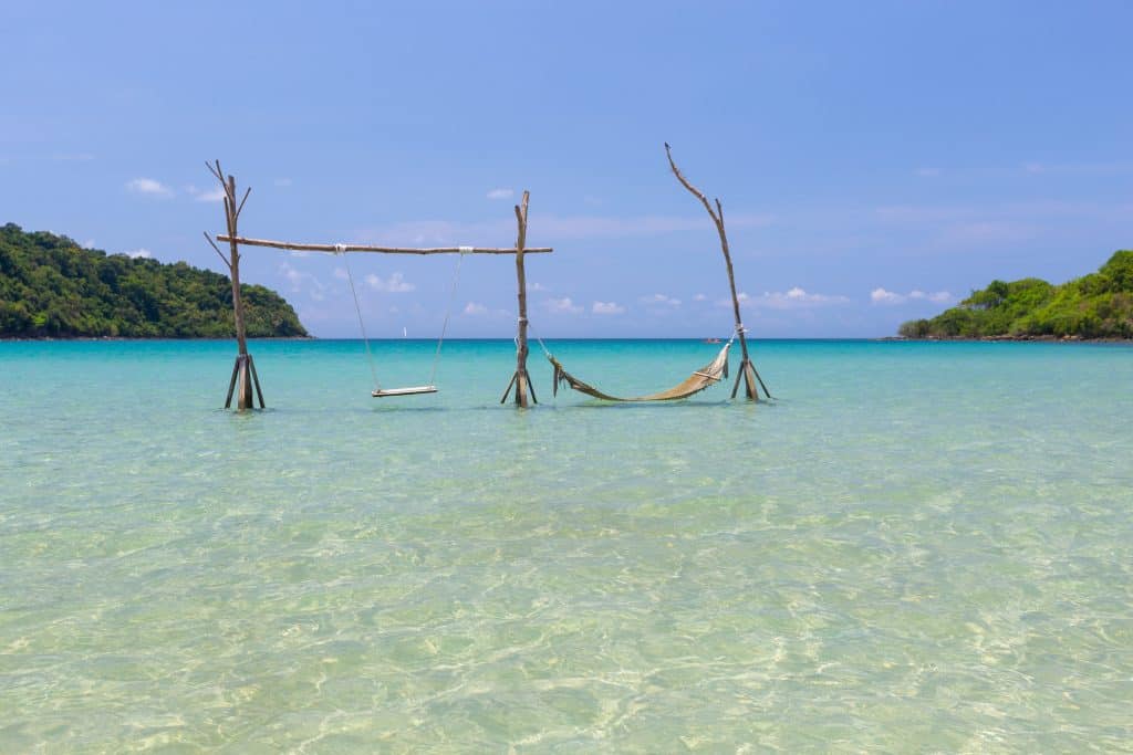 schommel gili eilanden indonesie Schommel op de Gili eilanden in Indonesië