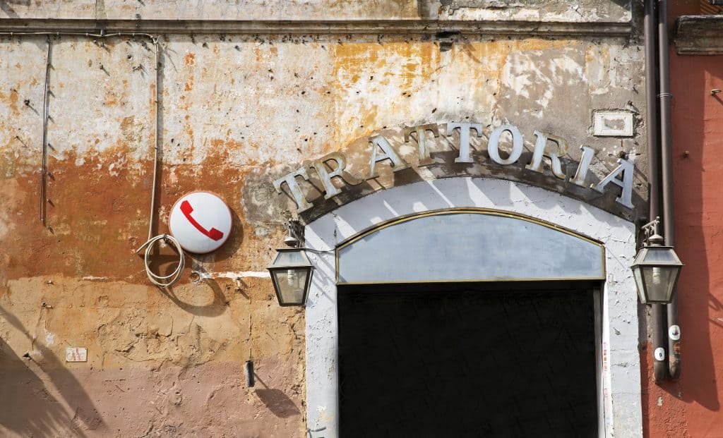 trattoria rome Trattoria in Testaccio, Rome