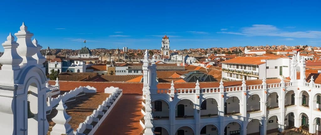 centrum sucre bolivia Centrum van Sucre in Bolivia