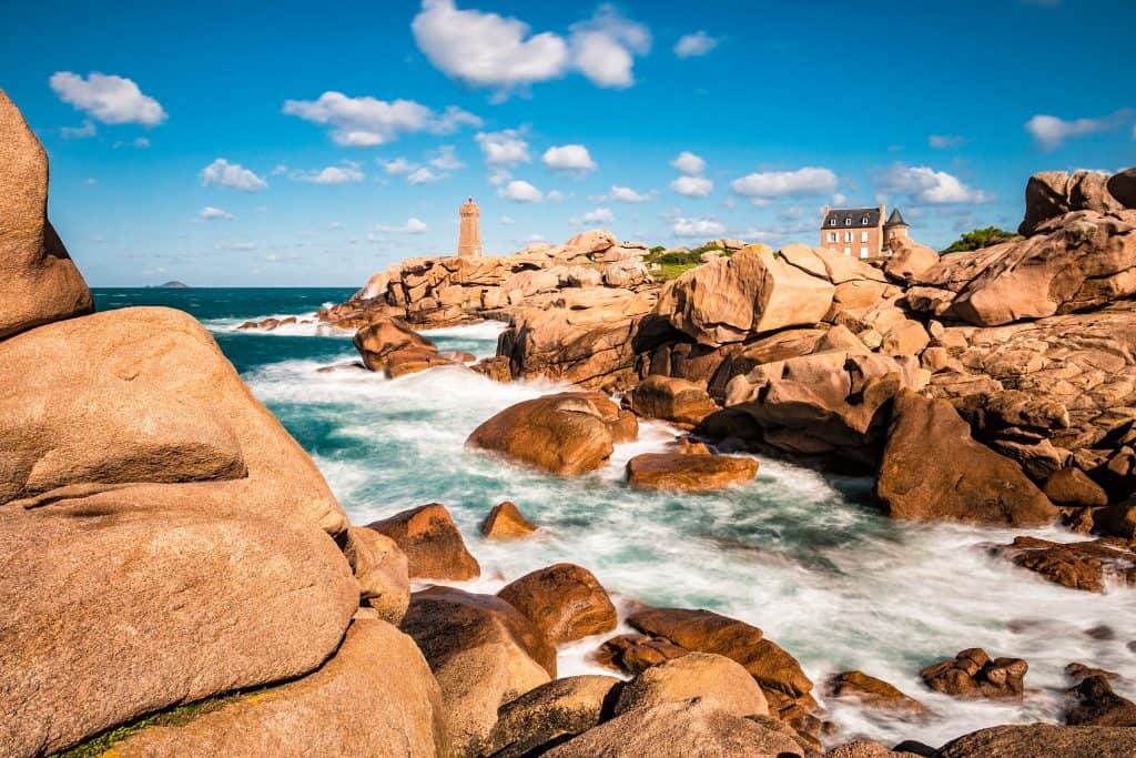cote de granit rose bretagne Cote de granit rose in Bretagne, Frankrijk