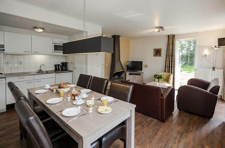 interieur bungalow landgoed ruwinkel Interieur van bungalow van Landgoed Ruwinkel