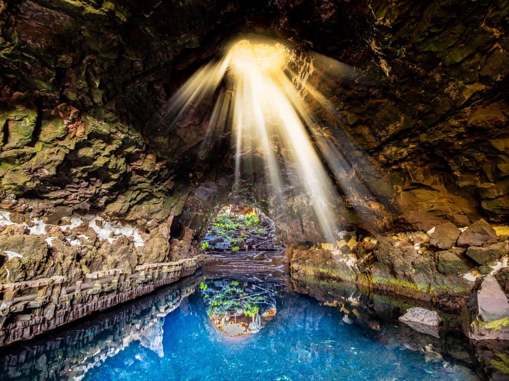 jameos del agua grot lanzarote Jameos del Agua grot op Lanzarote