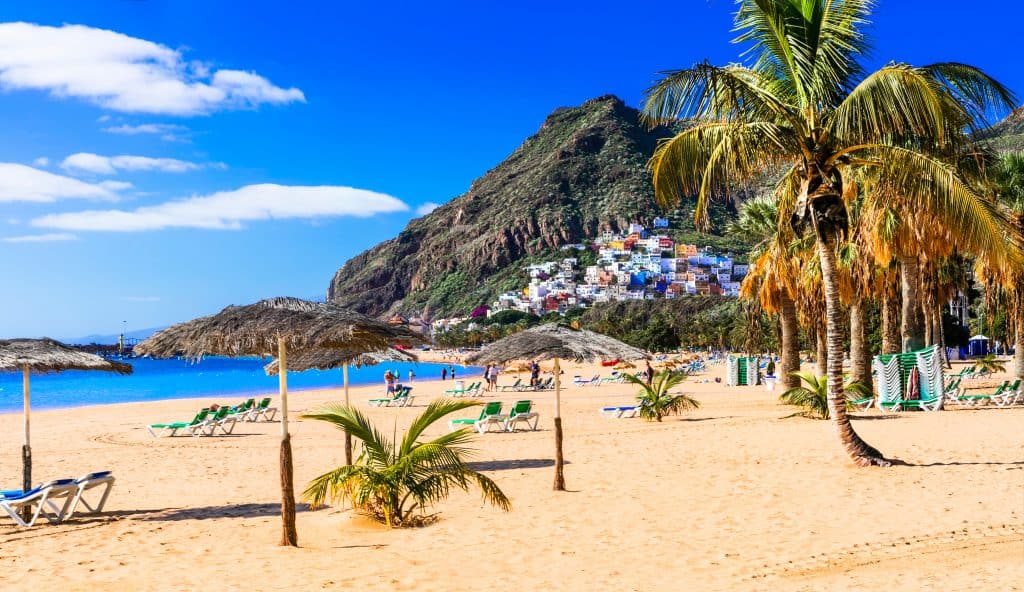 strand las teresitas tenerife Strand van Las Teresitas op Tenerife