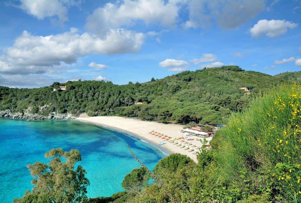 strand marino di campo elba Strand van Marino di Campo op Elba