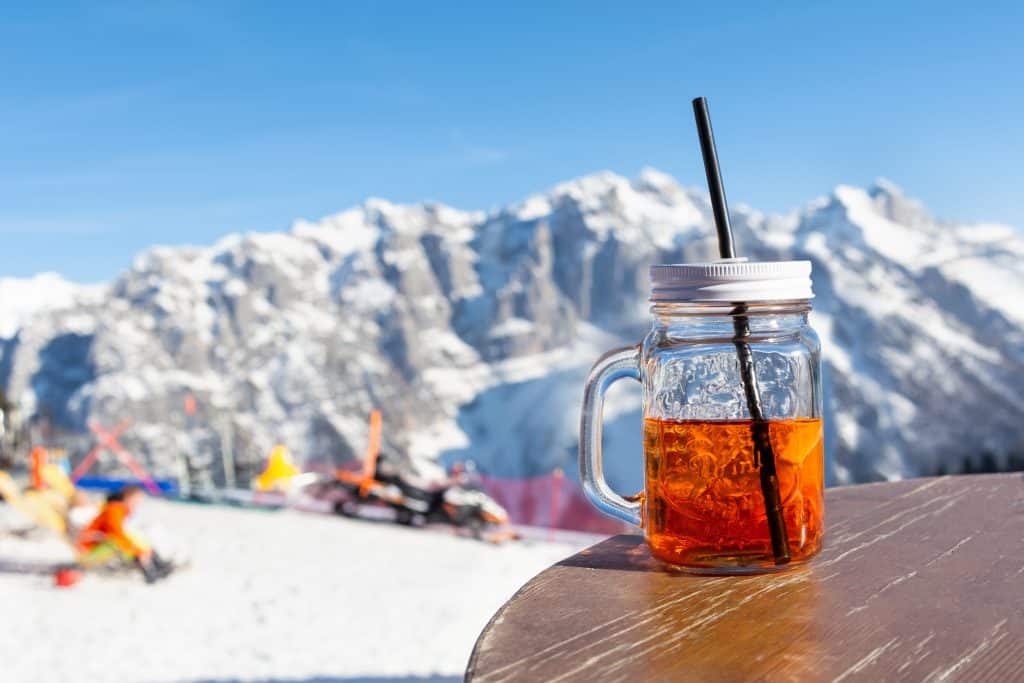 aperol spritz alpen Aperol Spritz in de Alpen
