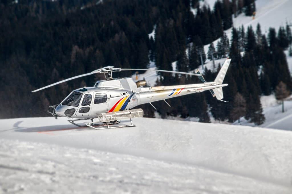 helikopter dolomieten helikopter in de dolomieten