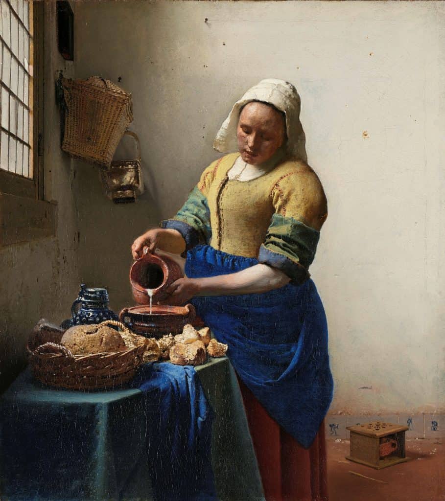 het melkmeisje johannes vermeer Het Melkmeisje van Johannes Vermeer