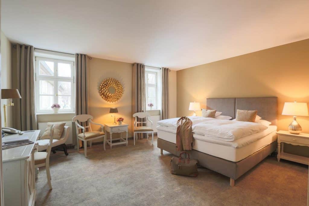 hotelkamer van Romantik Hotel am Brühl