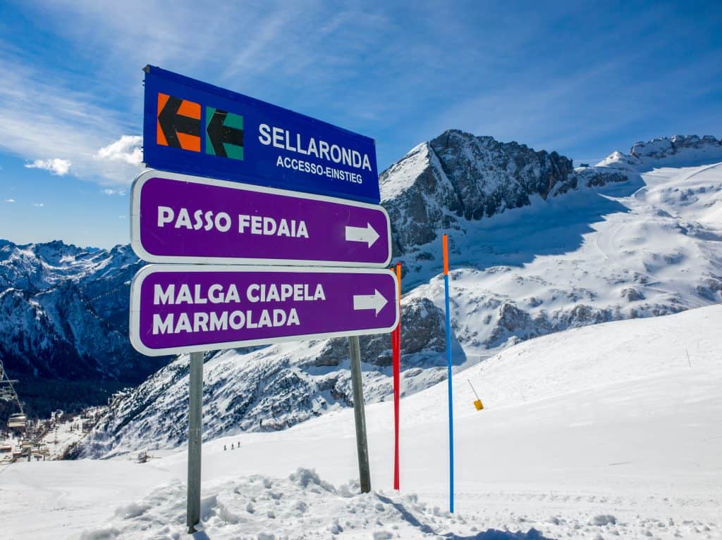 marmolada hoogste berg dolomieten Marmolada de hoogste berg van de Dolomieten