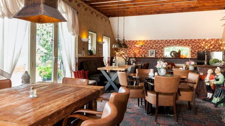ontbijtzaal landhotel aquamarijn Ontbijtzaal van Landhotel Aquamarijn