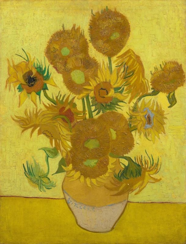 zonnebloemen vincent gogh Zonnebloemen van Vincent van Gogh