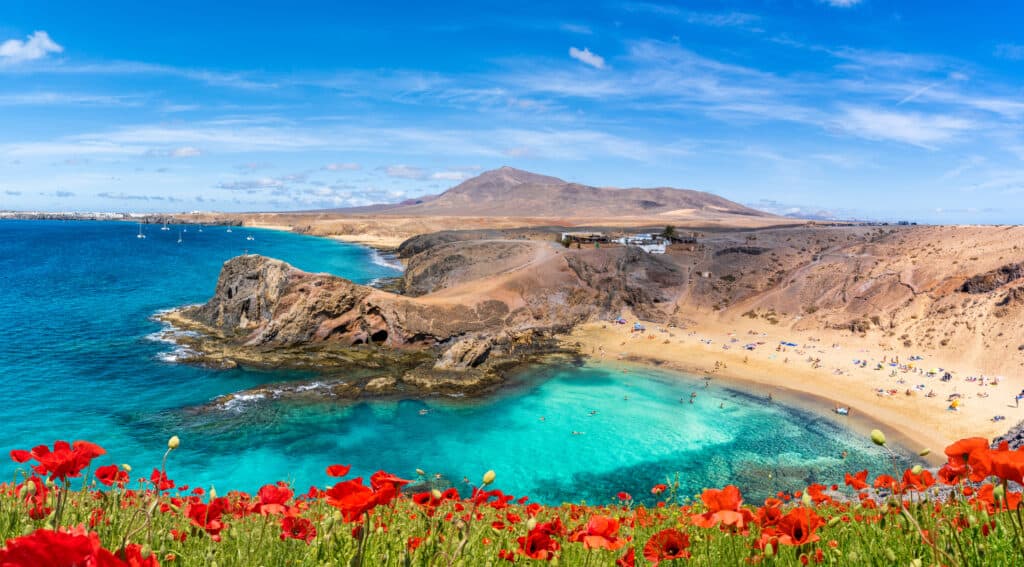 papagayo strand op lanzarote Papagayo strand op Lanzarote