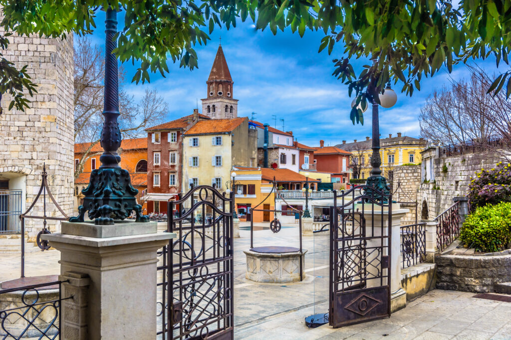 plein in zadar in kroatie Plein in Zadar in Kroatië